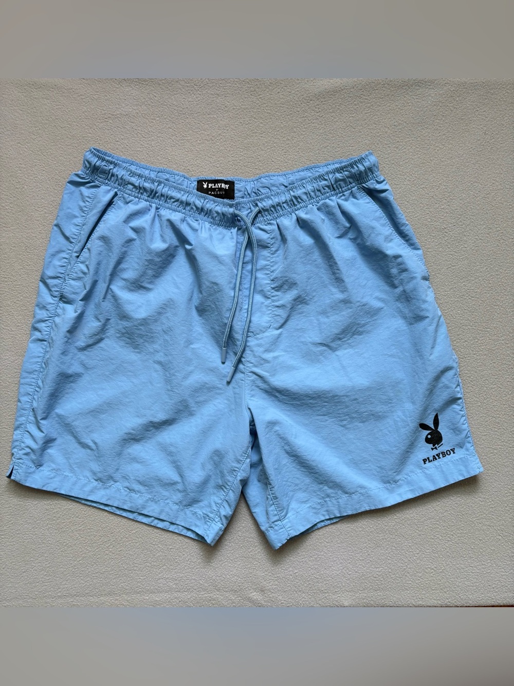 Playboy by Pacsun Men’s XL Blue Shorts Nylon Pockets New